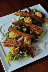 Cajun-fried Oyster Salad